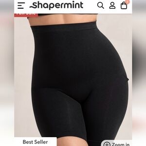 New Shapermint ALL DAY EVERY DAY high-waisted shaper short in black Var Sizes
